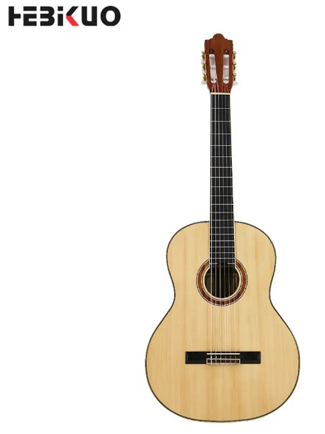 E39-210 Guitarra Acústica Cuerdas De Nylon Hebikuo 1