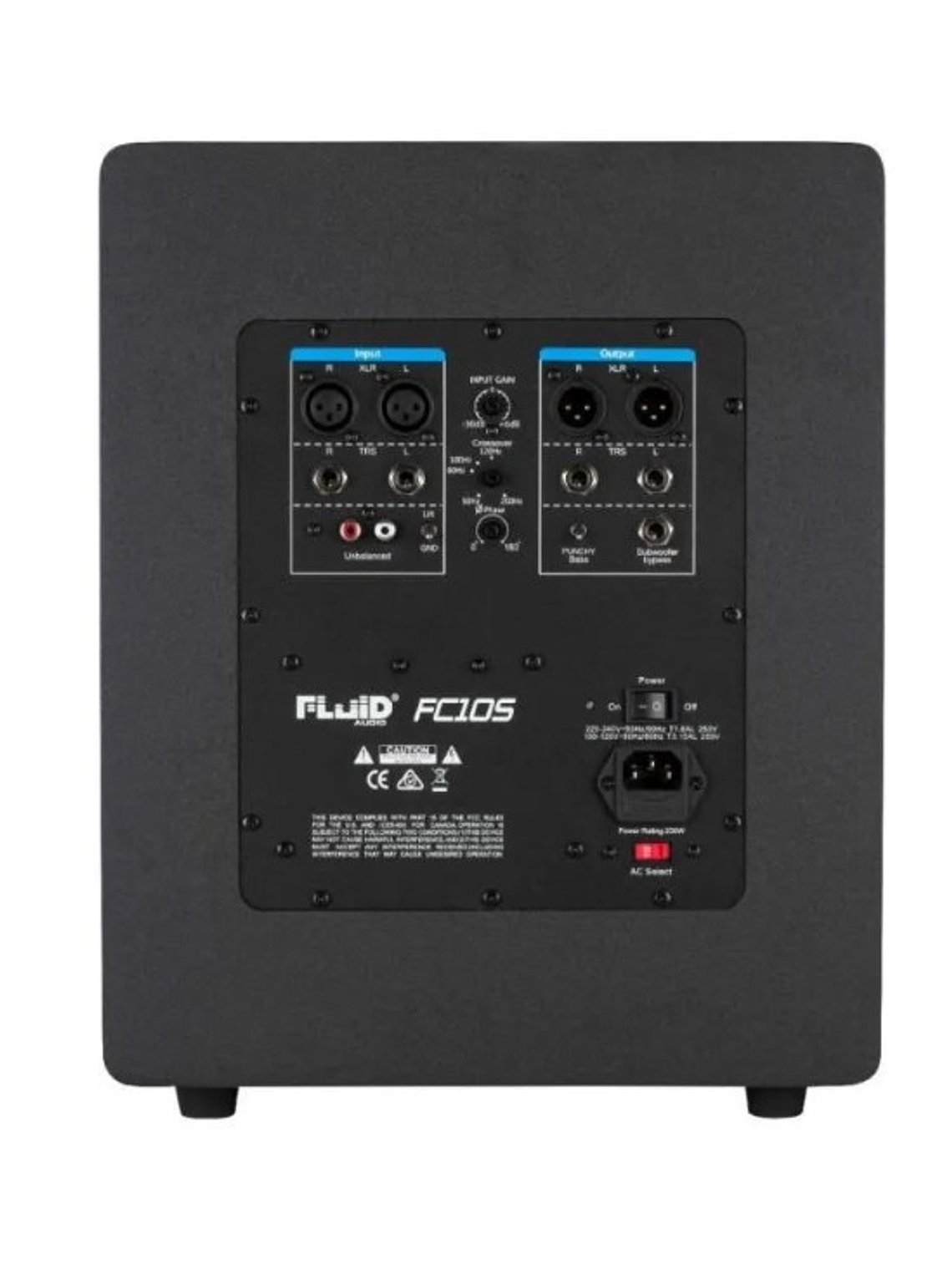 FC10S Subwoofer De Estudio Activo 10″ Fluid Audio 2