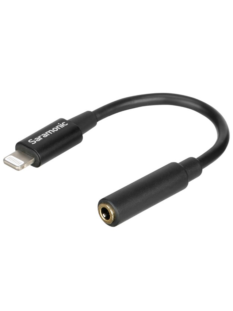 SR-C2002 Cable Adaptador De Audio Lightning -3.5mm TRRS. Saramonic  1