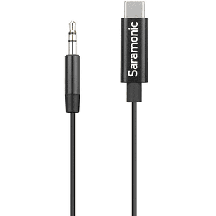 SR-C2001 Cable Adaptador 3.5mm TRS Macho a USB Tipo C Saramonic 