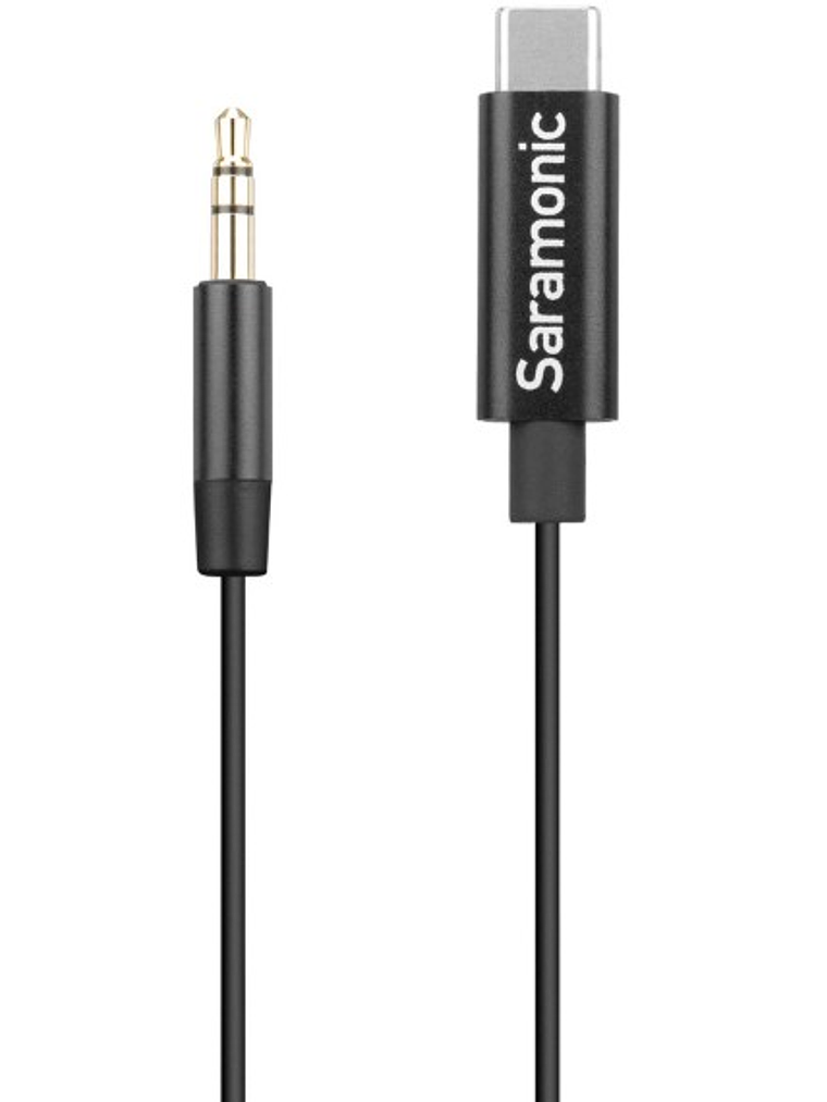 SR-C2001 Cable Adaptador 3.5mm TRS Macho a USB Tipo C Saramonic  1