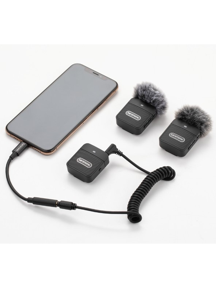  Blink 100 B2 Sistema de 2 Microfonos Inalambricos Con 3.5MM Saramonic 9