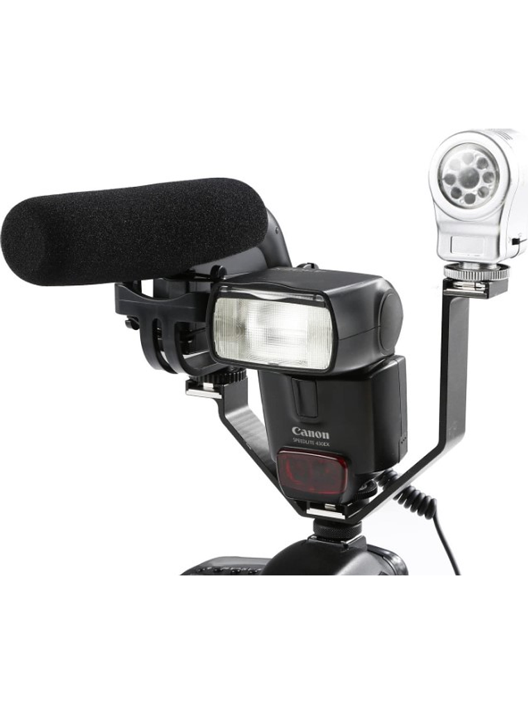 MQ-DHA Adaptador Doble Zapata Para Cámaras. Saramonic 3