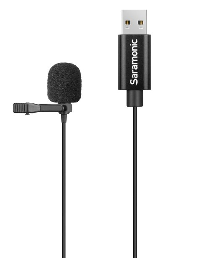  SR-ULM10 Micrófono Lavalier Con Conector USB  Para Computador. Saramonic 2