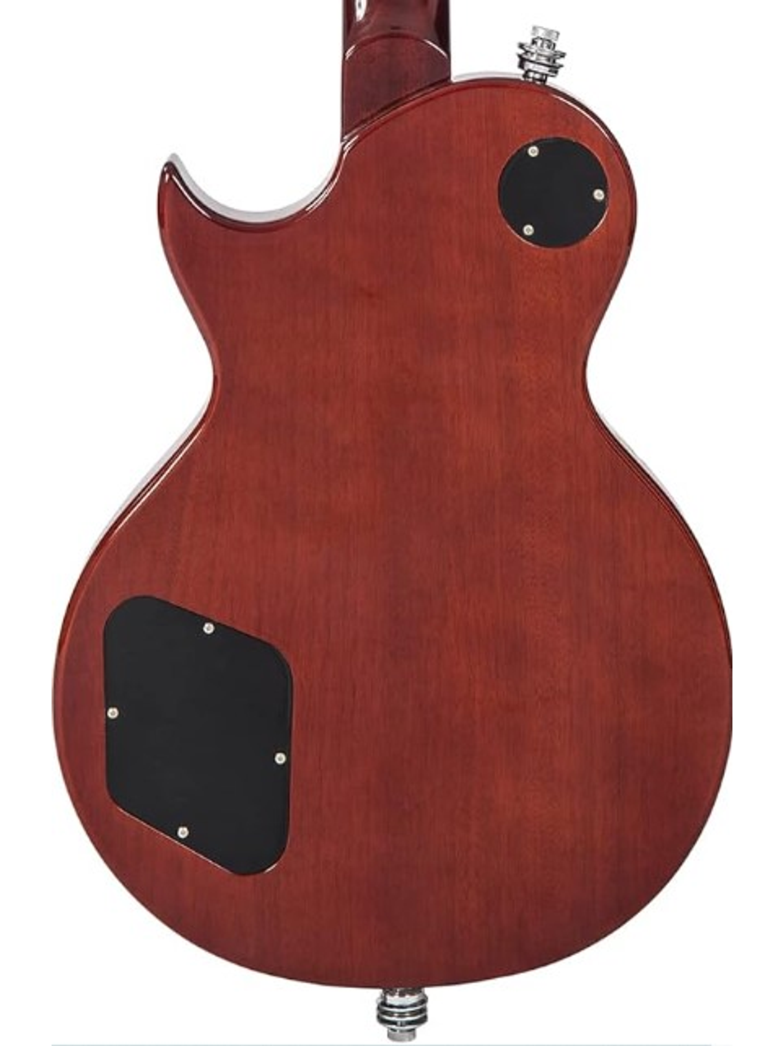 V100AMB Guitarra Eléctrica Vintage Reeditada Con Bigsby Ámbar Flameado Vintage 3