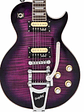  V100PLB Guitarra Eléctrica Reeditada Con Bigsby ~ Flamed Purpleburst   Vintage - Miniatura 3