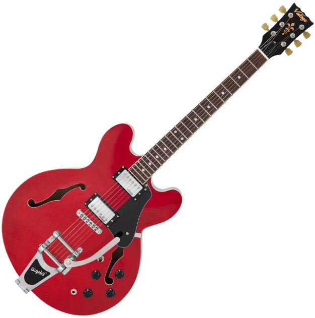 VSA500B Guitarra Semiacústica Reeditada VSA500B Con Bigsby E