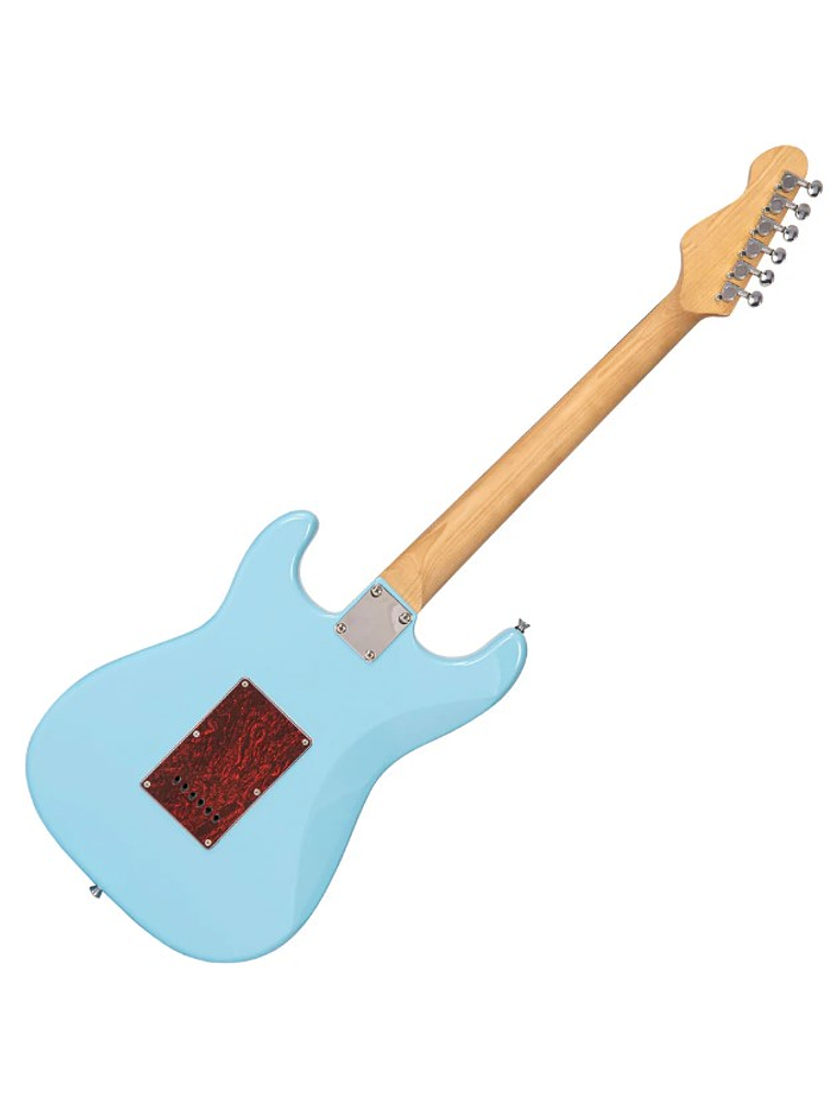 V60LB Guitarra Eléctrica De La Serie Coaster  En Color Azul Laguna Vintage 3