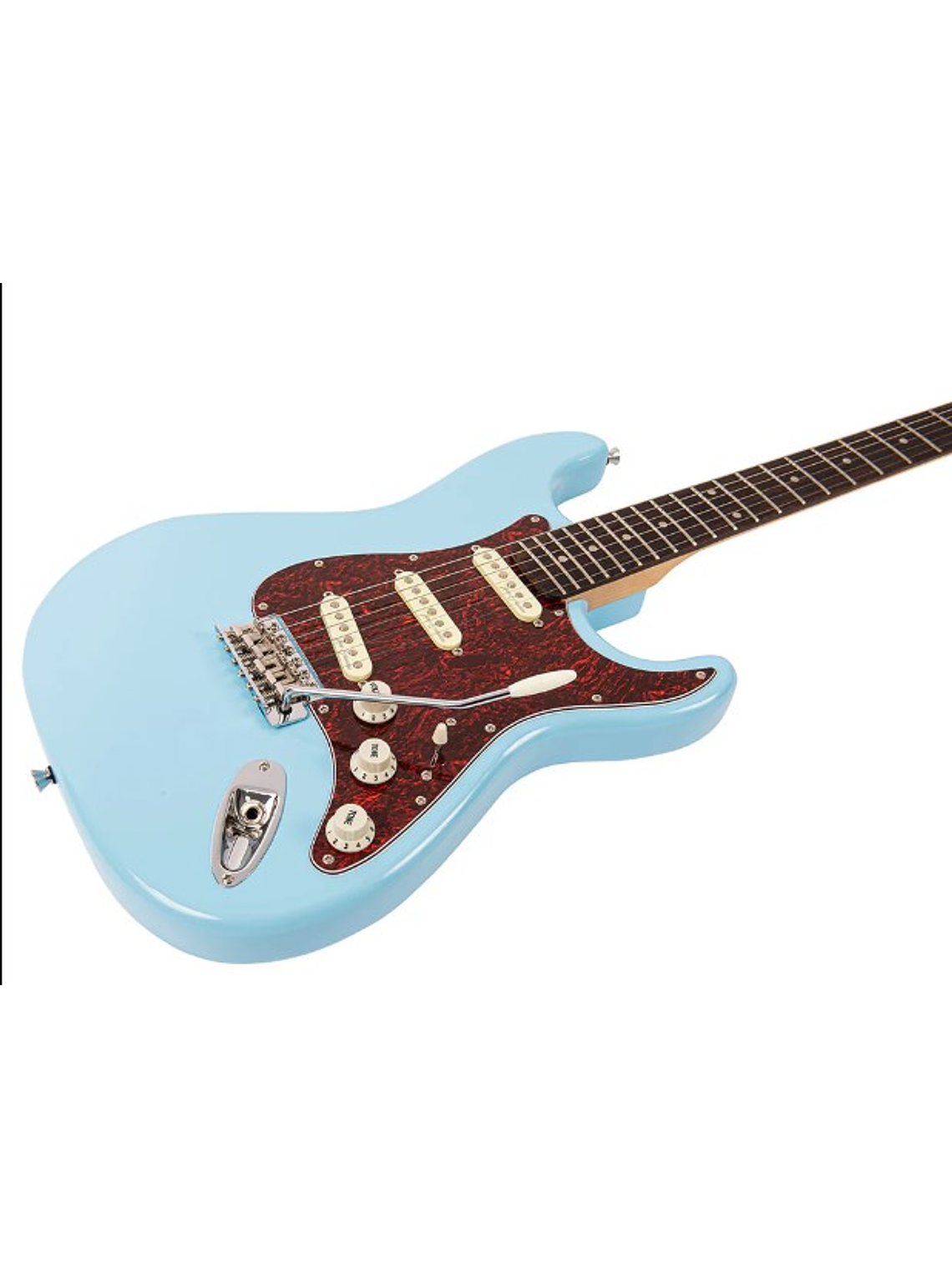 V60LB Guitarra Eléctrica De La Serie Coaster  En Color Azul Laguna Vintage 4