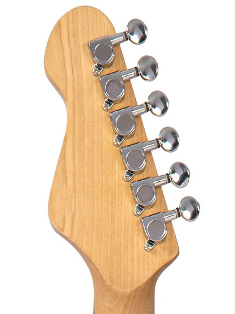 V60LB Guitarra Eléctrica De La Serie Coaster  En Color Azul Laguna Vintage 5