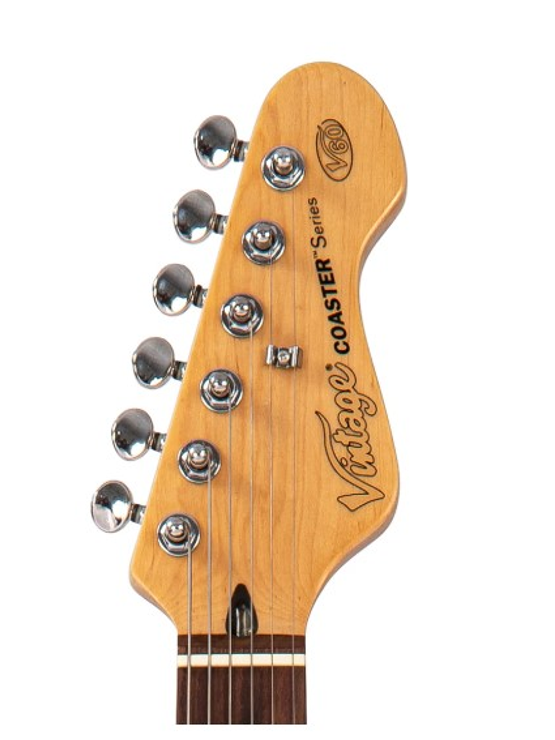 V60SB Guitarra Eléctrica De La Serie Coaster , 3 Tonos, Sunburst Vintage  2