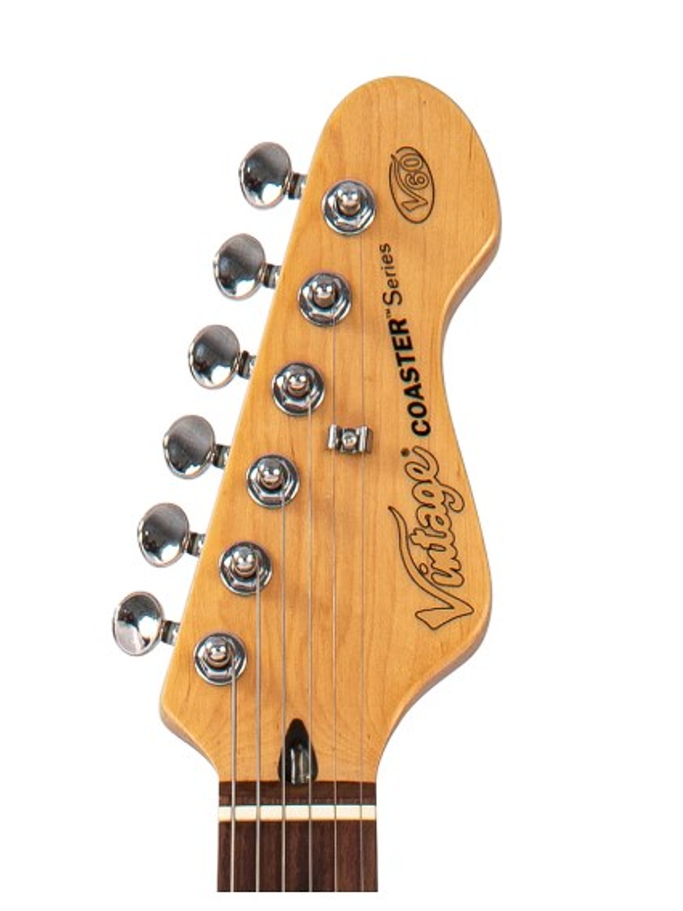V60SB Guitarra Eléctrica De La Serie Coaster , 3 Tonos, Sunburst Vintage  2