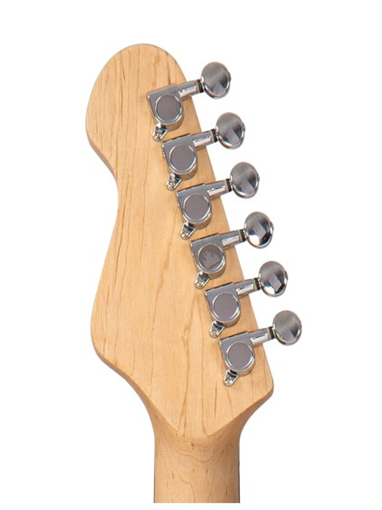 V60SB Guitarra Eléctrica De La Serie Coaster , 3 Tonos, Sunburst Vintage  6