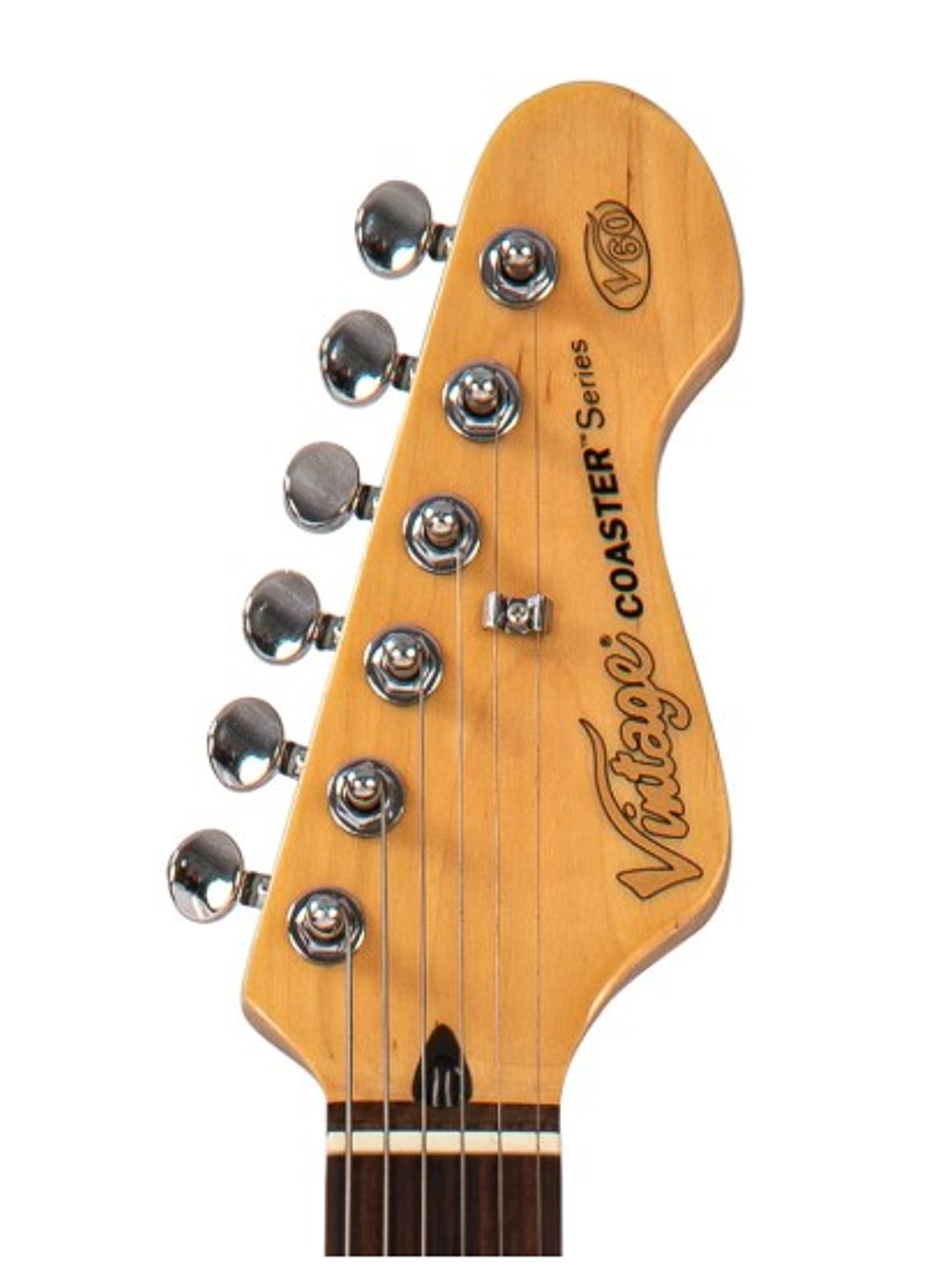 V60VW Guitarra Eléctrica De La Serie Coaster Color Blanco Vintage 3