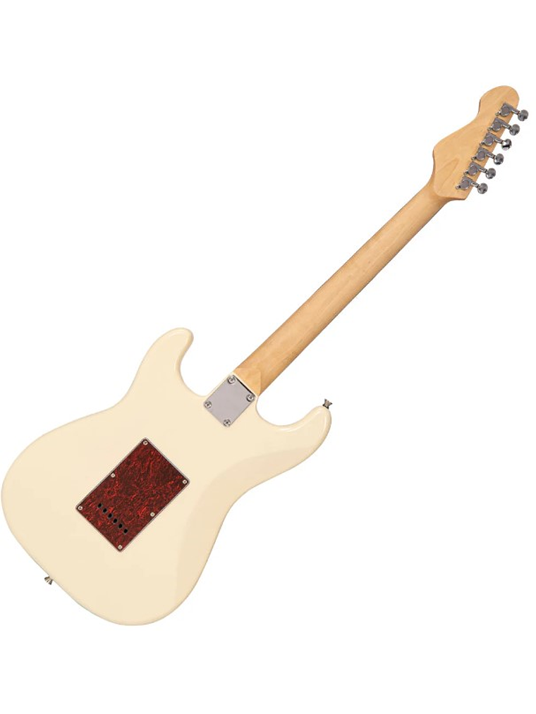 V60VW Guitarra Eléctrica De La Serie Coaster Color Blanco Vintage 5