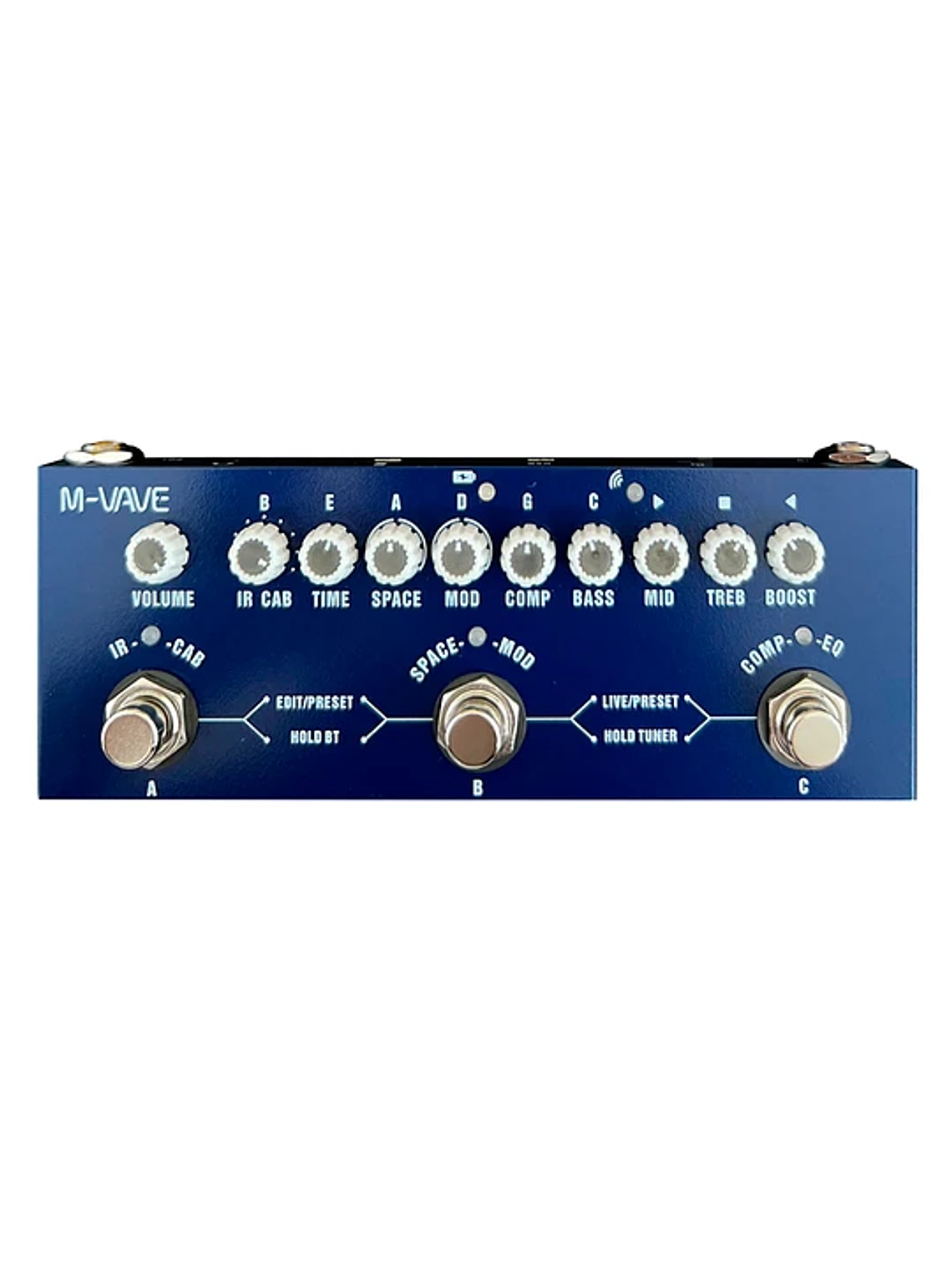 Pedal multiefecto para bajo Cube Baby Bass M-VAVE 1