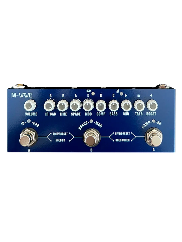 Pedal multiefecto para bajo Cube Baby Bass M-VAVE 1