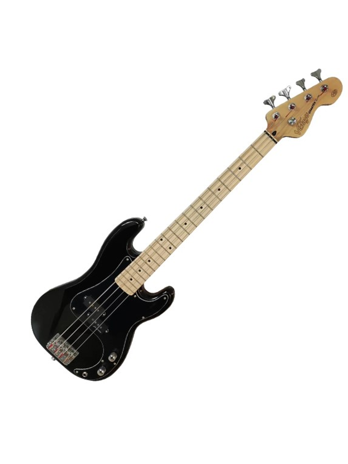 V30MBLK Bajo De La Serie Coaster  De Arce, Color Negro Brillante Vintage 1