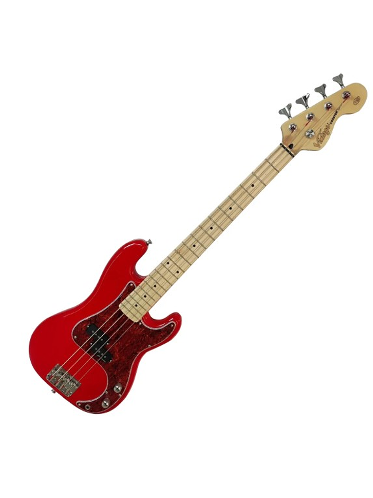 V30MRD Bajo De La Serie Coaster V30 De Arce, Color Rojo Brillante Vintage 1