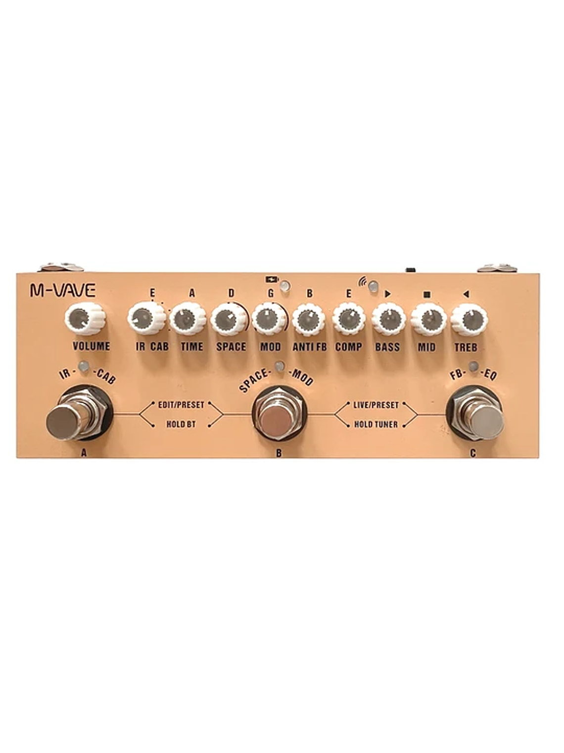 Pedal multiefecto Cube Baby AC - Guitarra Acústica M-VAVE 1