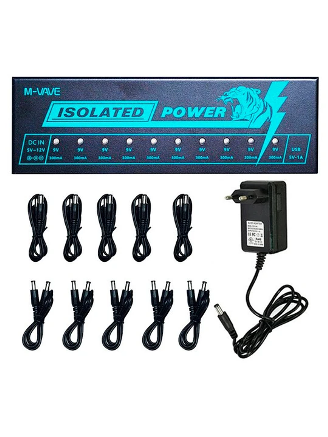 Fuente de Poder - Isolated Power Pedal 9V M-VAVE 1