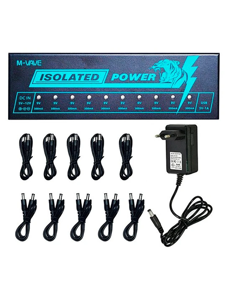 Fuente de Poder - Isolated Power Pedal 9V M-VAVE 1