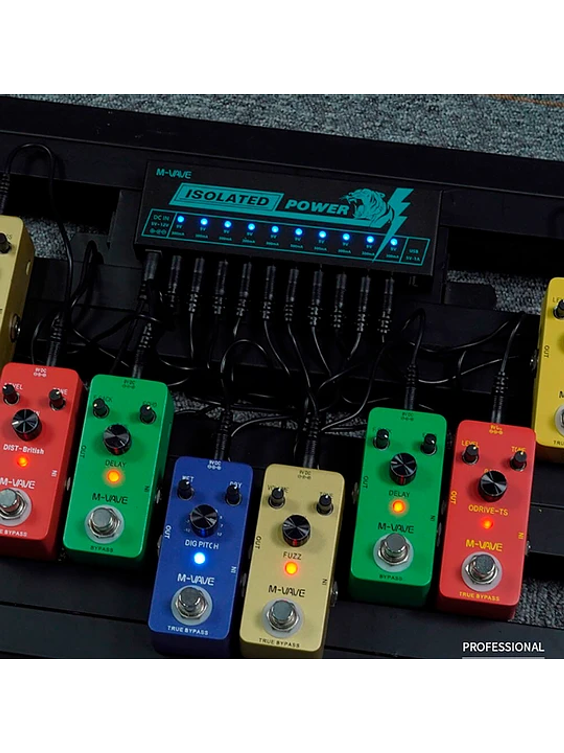 Fuente de Poder - Isolated Power Pedal 9V M-VAVE 3