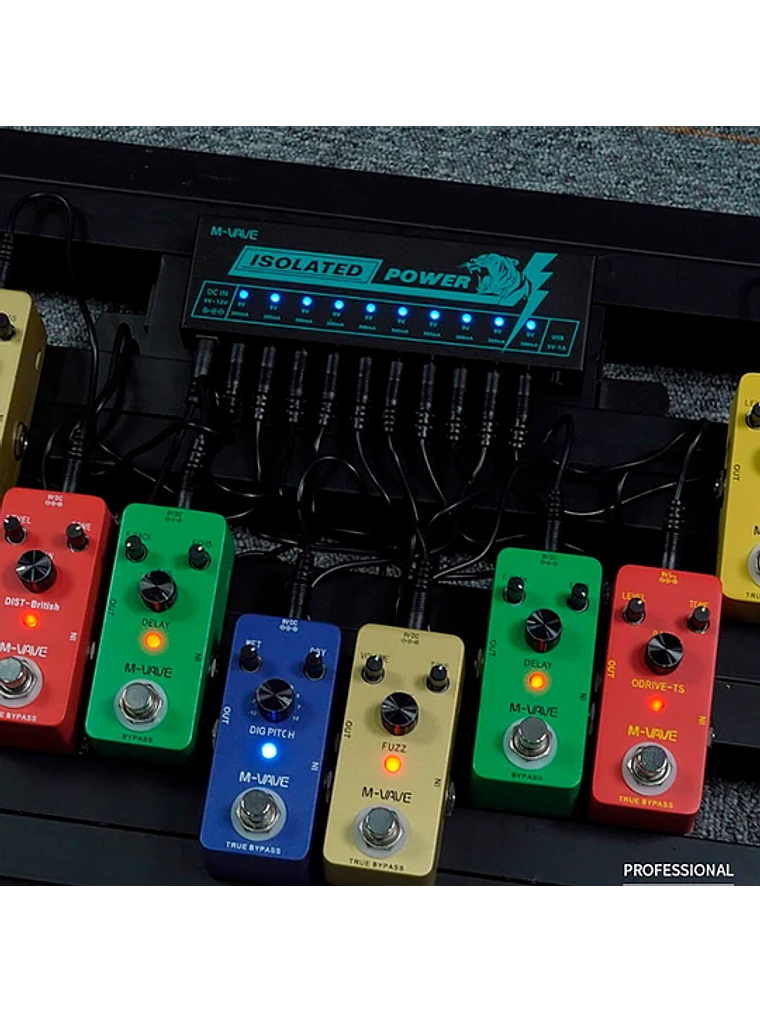 Fuente de Poder - Isolated Power Pedal 9V M-VAVE 3