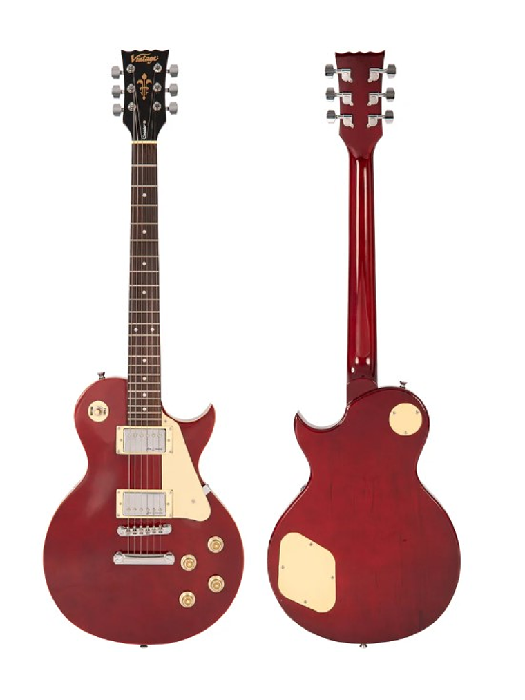 V10WR Guitarra Eléctrica Coaster Series , Color Rojo Vino Vintage  3