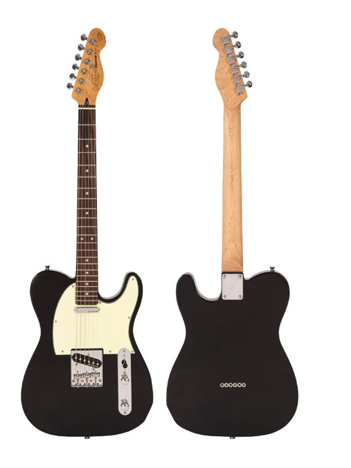 VIP-V20BLK Pack De Guitarras Eléctricas Serie Coaster, Color Negro Boulevard Vintage 12