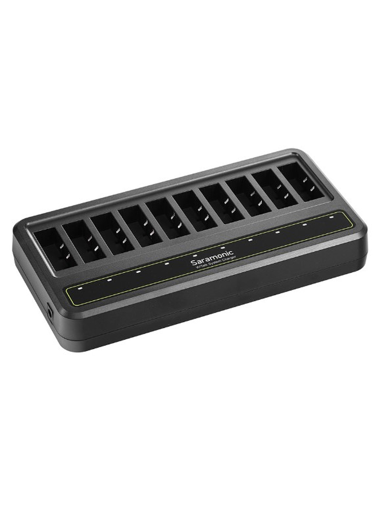 WiTalk CB Cargador de 10 bahías para auriculares y concentrador de intercomunicación Saramonic 1