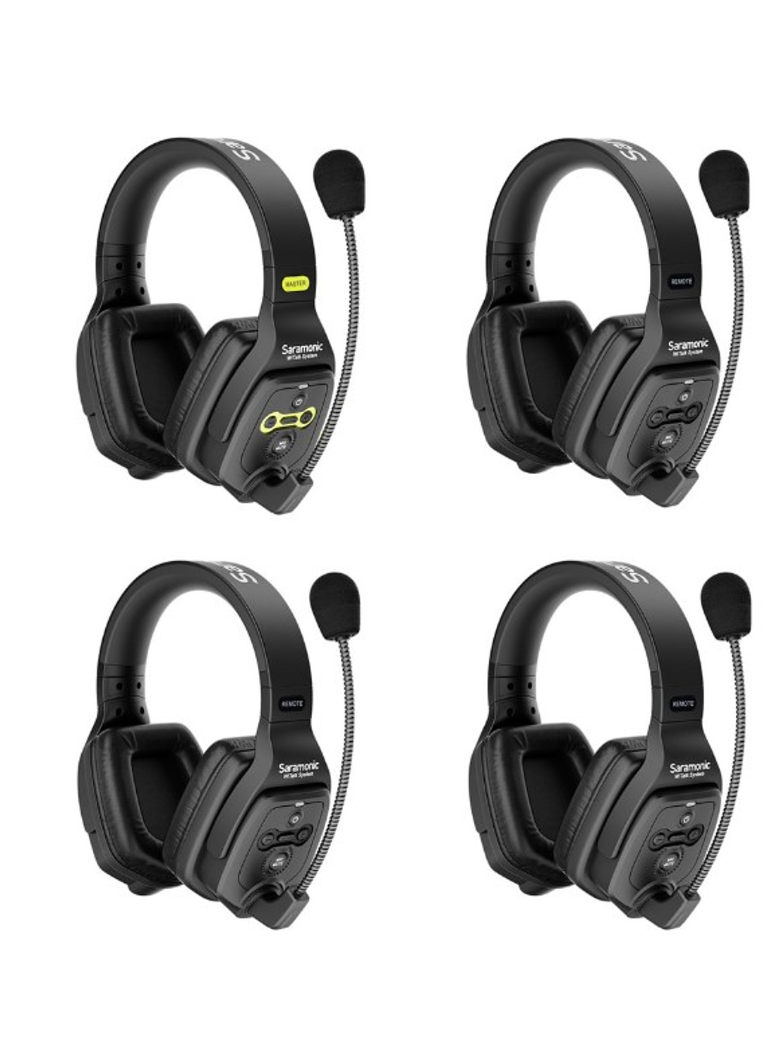 WiTalk WT4D Sistema De Intercomunicación Inalámbrico Con Auriculares Duales De 1,9 GHz y Dúplex Completo Para 4 Personas Con Estuche Rígido Saramonic 2