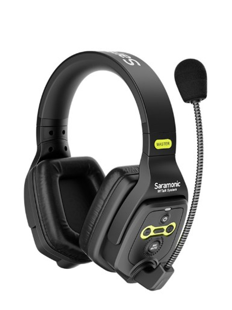 WiTalk WT4D Sistema De Intercomunicación Inalámbrico Con Auriculares Duales De 1,9 GHz y Dúplex Completo Para 4 Personas Con Estuche Rígido Saramonic 3