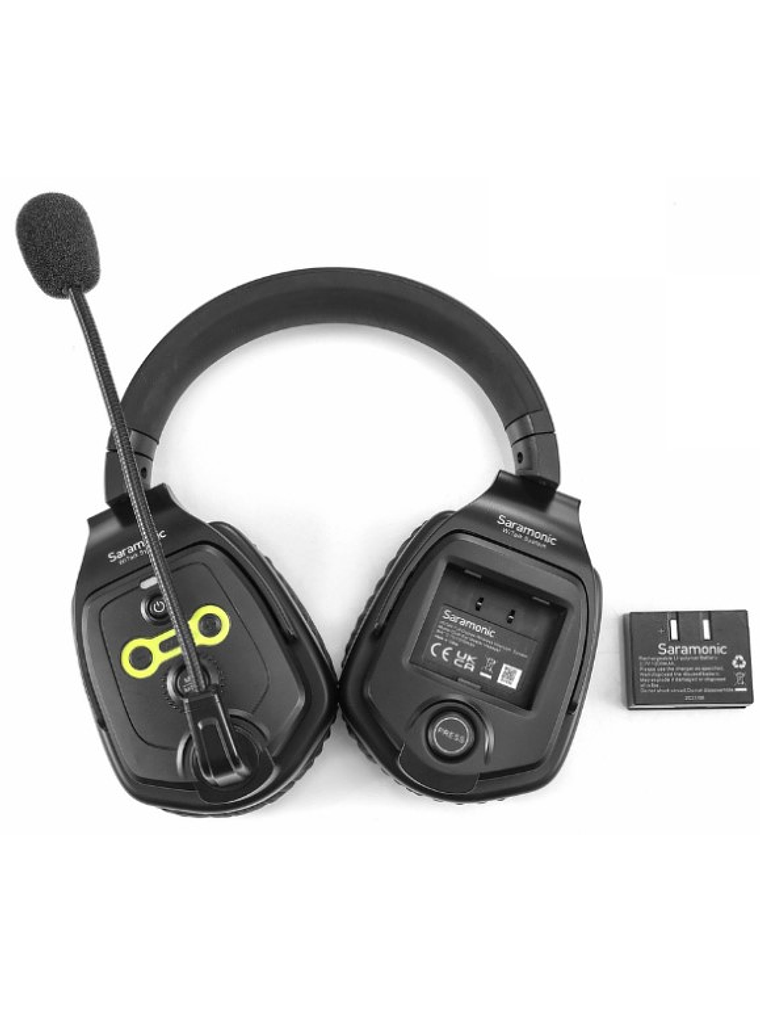 WiTalk WT4D Sistema De Intercomunicación Inalámbrico Con Auriculares Duales De 1,9 GHz y Dúplex Completo Para 4 Personas Con Estuche Rígido Saramonic 6