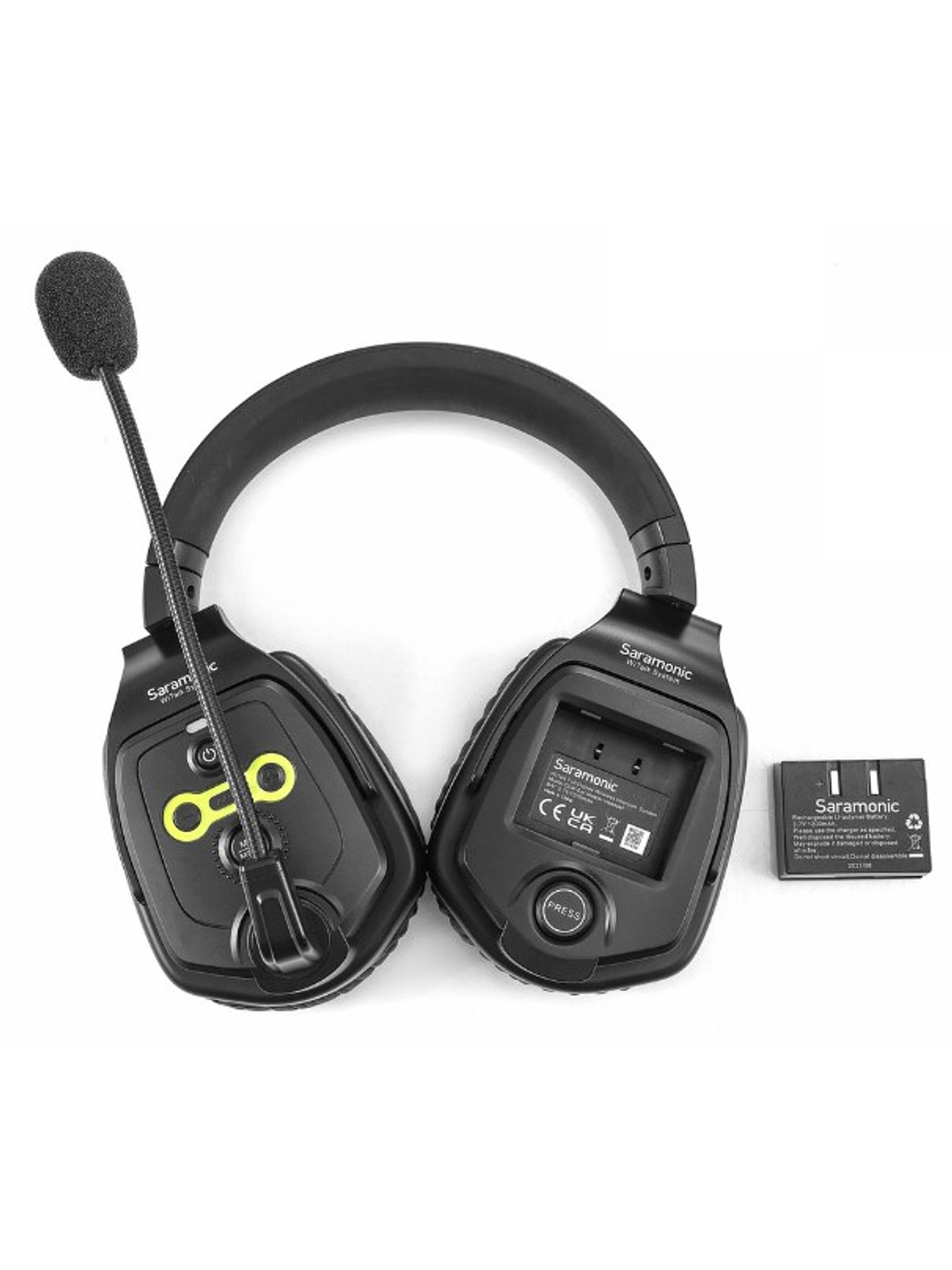 WiTalk WT4D Sistema De Intercomunicación Inalámbrico Con Auriculares Duales De 1,9 GHz y Dúplex Completo Para 4 Personas Con Estuche Rígido Saramonic 9