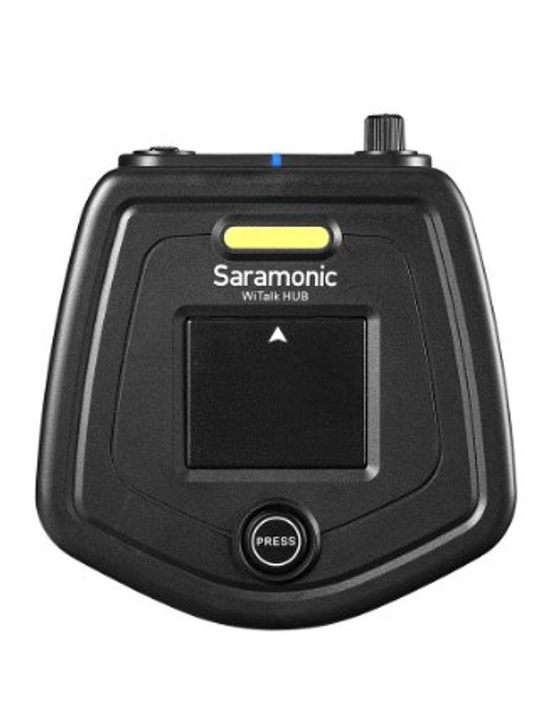 WiTalk-WT7D Sistema De Intercomunicación Inalámbrico Con Auriculares Duales, Dúplex Completo, 1,9 GHz, Para 7 Personas, Con Concentrador Y Estuche Saramonic 2