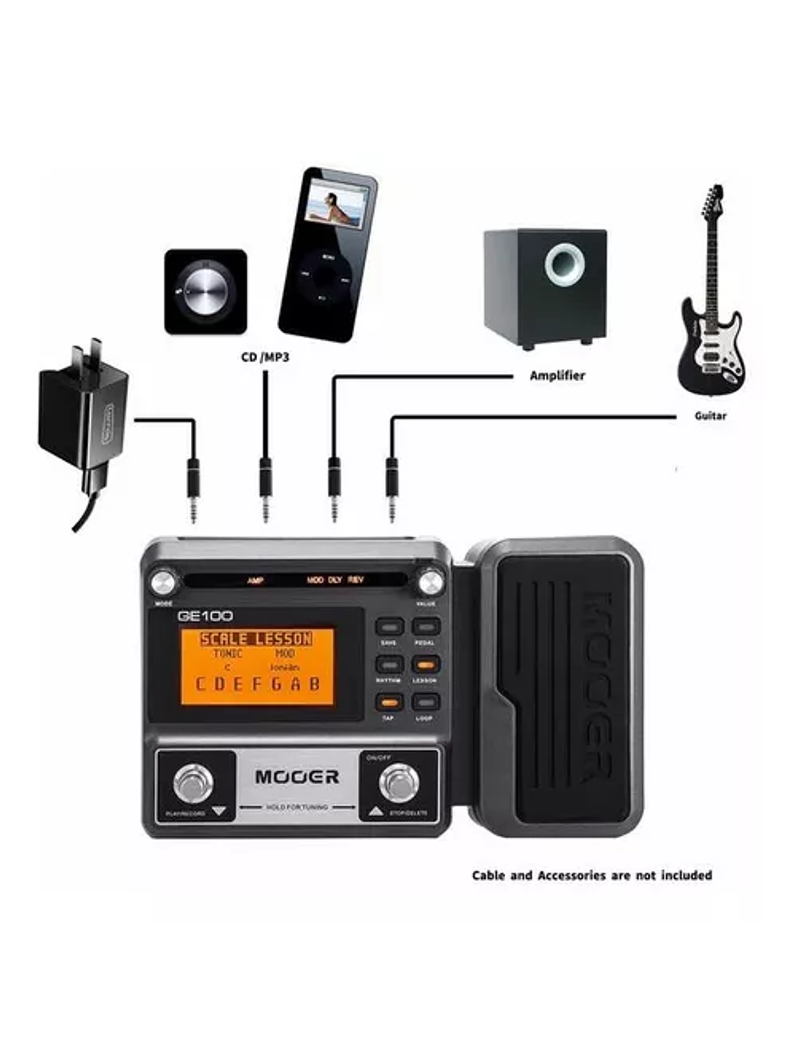 Pedal Multiefecto GE 100 MOOER 5