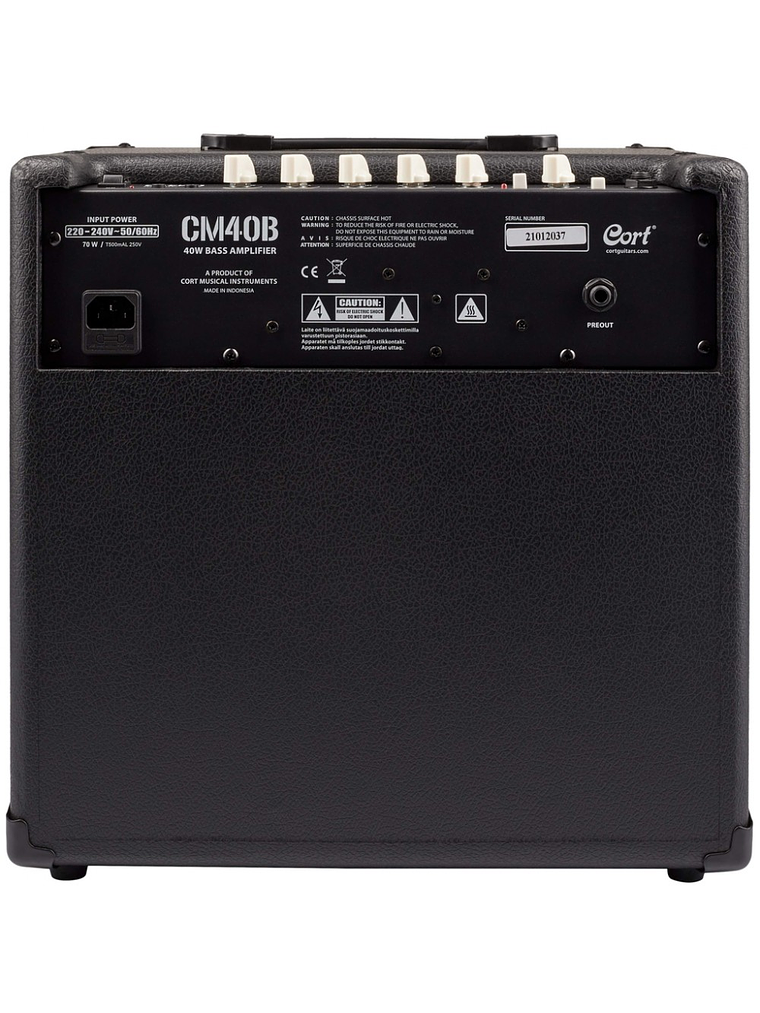 CM40B Amplificador Combo Para Bajo 40W CORT 3