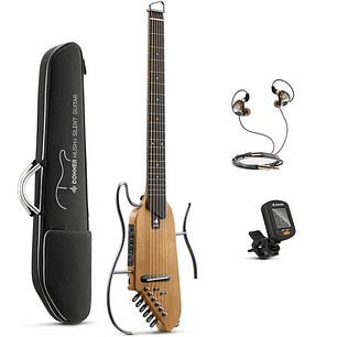 HUSH-I Kit De Guitarra Acústica-Eléctrica Donner