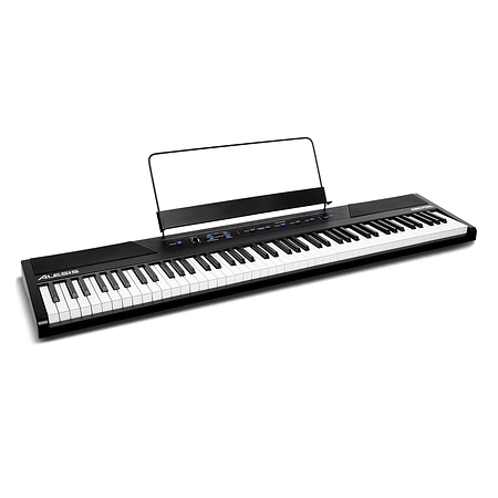Piano digital de 88 teclas Alesis Virtue con soporte y ba...