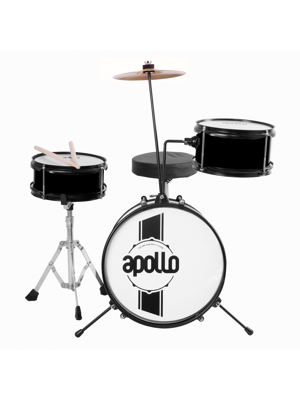 Batería de Niño EBNI3 Negra Apollo 1