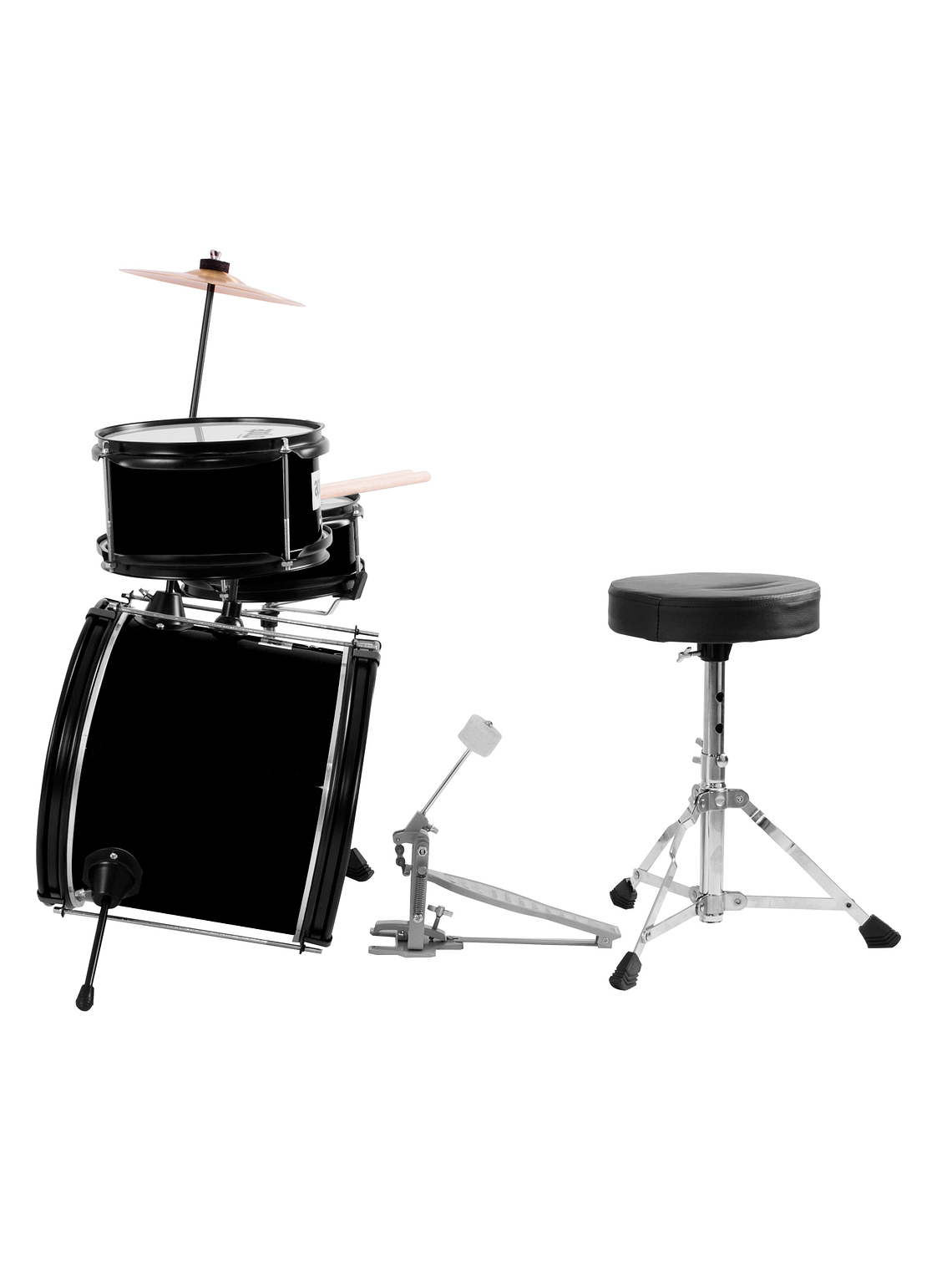 Batería de Niño EBNI3 Negra Apollo 3