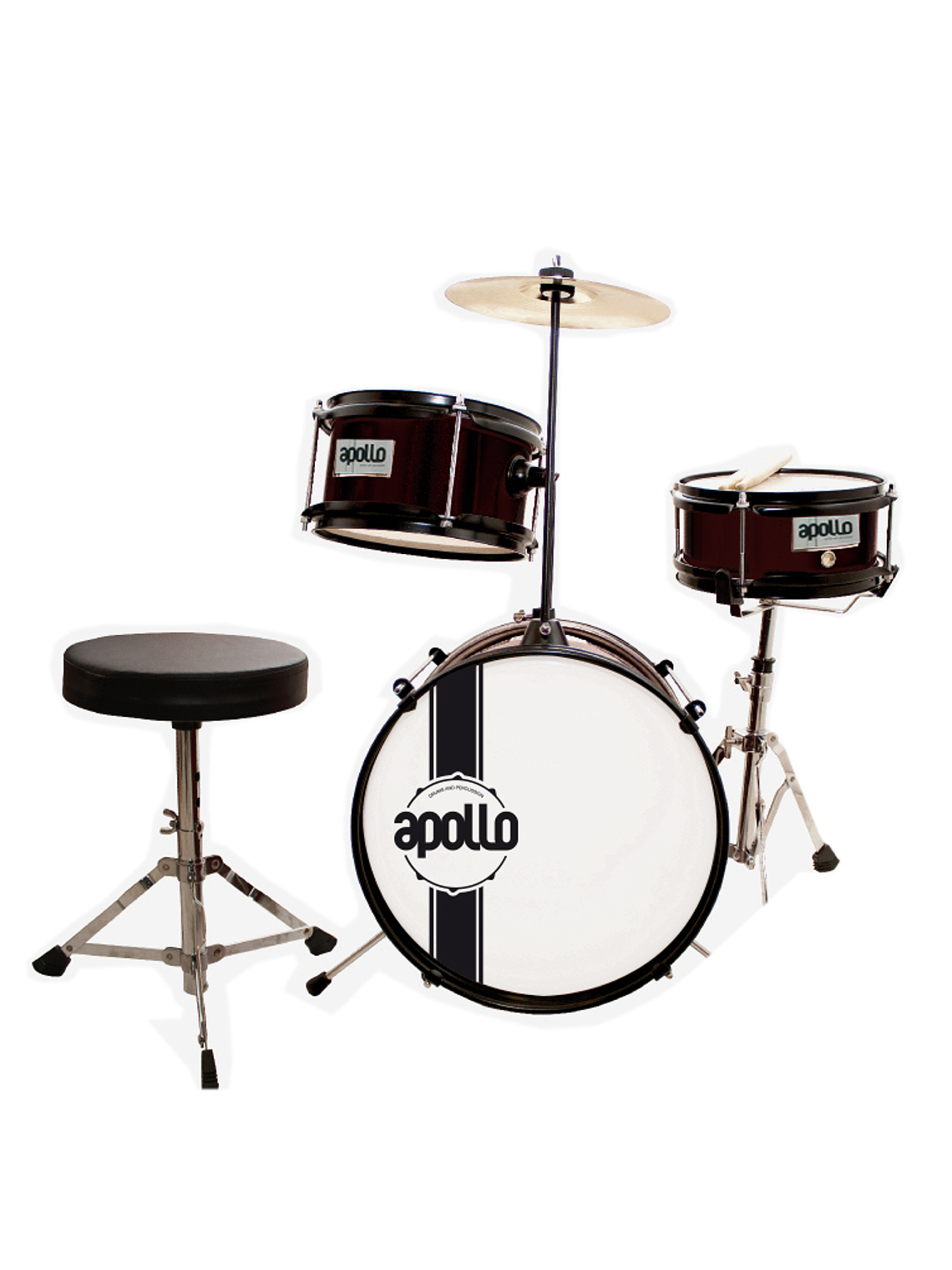 Batería de Niño EBNI3 Negra Apollo 5