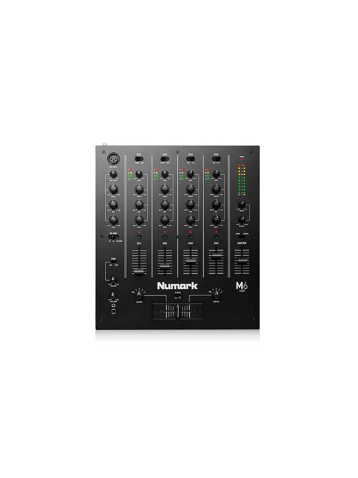 Mezclador Scratch 3 Canales Para Djs M6 Usb Black Numark 1