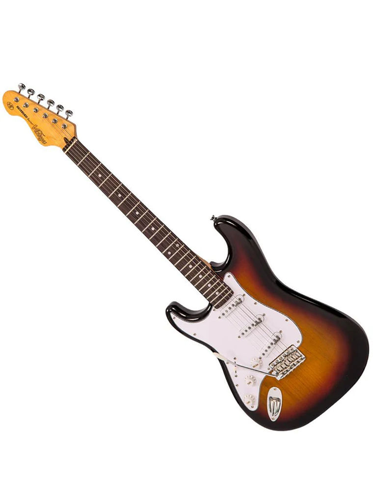 LV6SBB Guitarra eléctrica stratocaster para zurdo Vintage 1