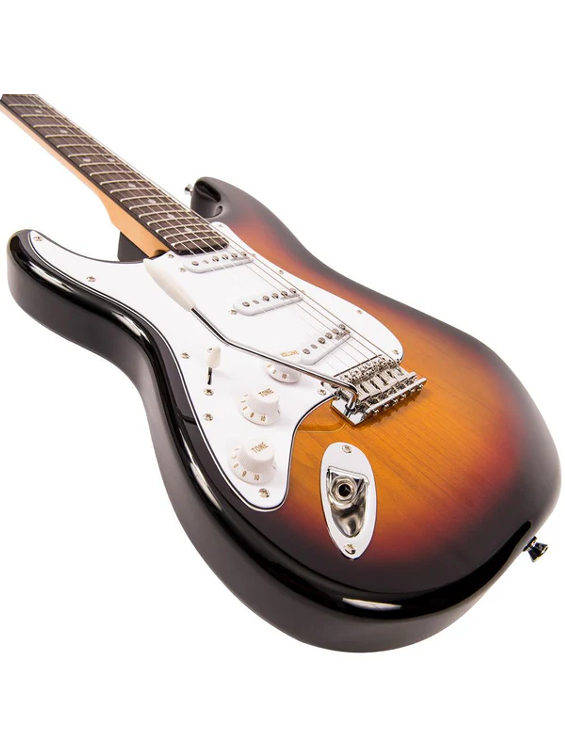 LV6SBB Guitarra eléctrica stratocaster para zurdo Vintage 3