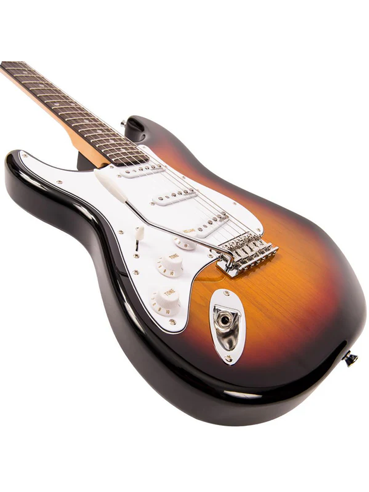 LV6SBB Guitarra eléctrica stratocaster para zurdo Vintage 3