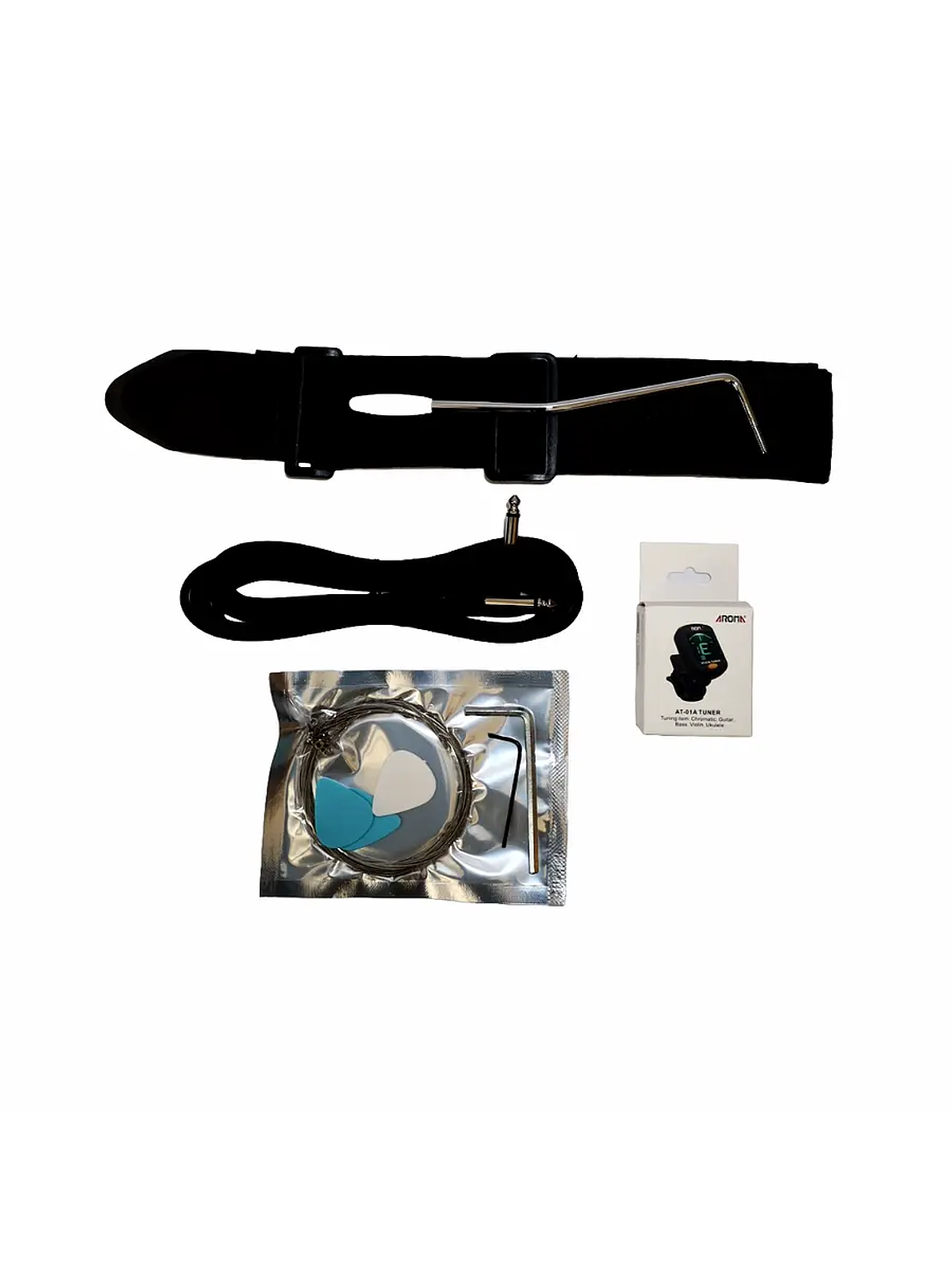 Pack Guitarra Eléctrica White ST111 WH, Amp 15w XGTR 5