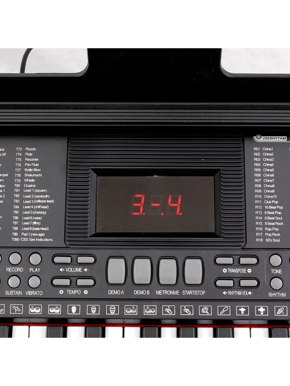 Teclado personal multifunción 61 teclas Walters BD-683D 4