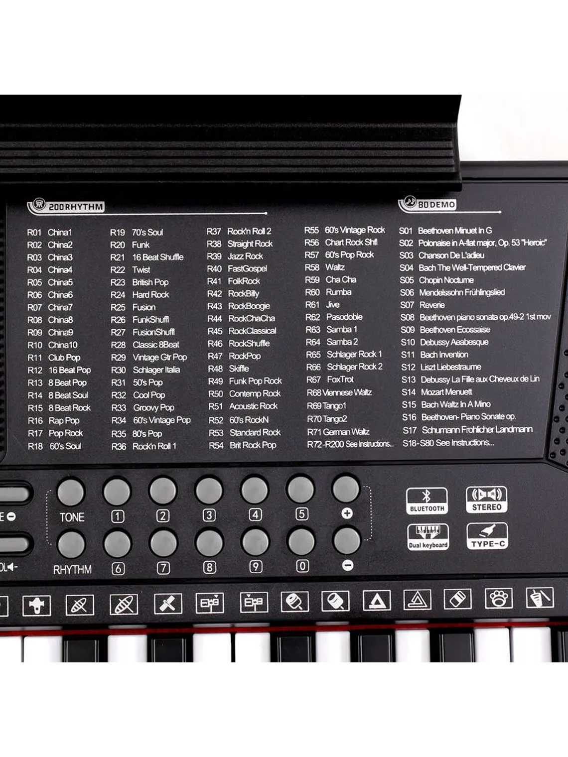 Teclado personal multifunción 61 teclas Walters BD-683D 6